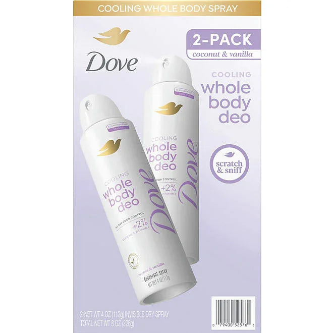 Dove Whole Body Deodorant  Aluminum Free