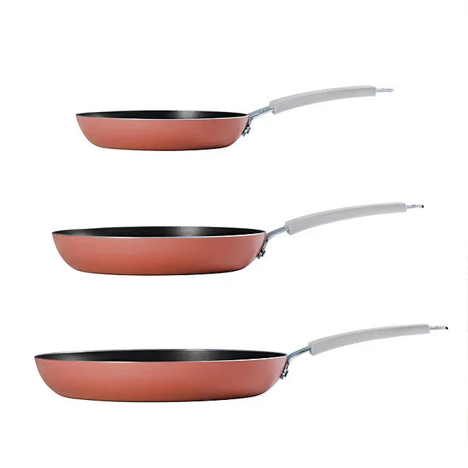 Tramontina 3 Pk Fry Pans (different colors)
