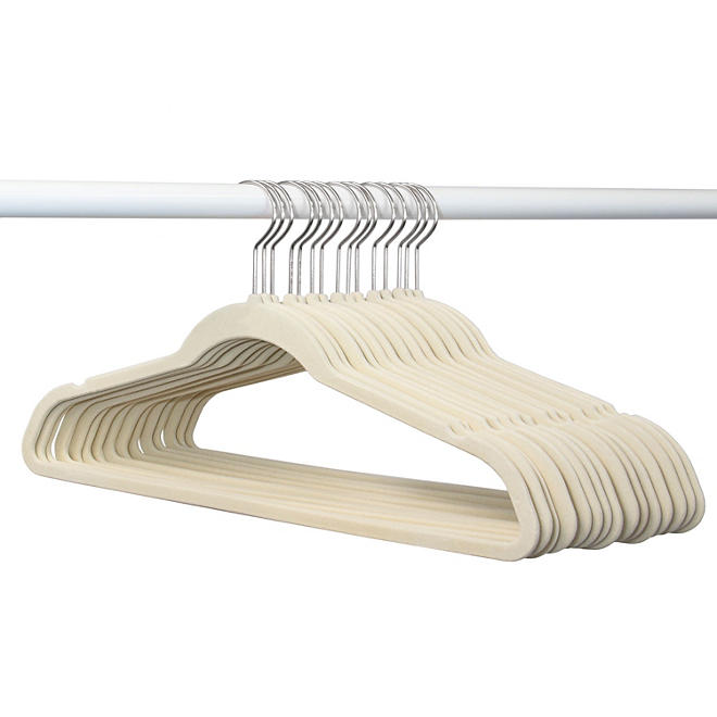 Member's Mark Elite-Quality Black Velvet Hangers (Pack of 50)