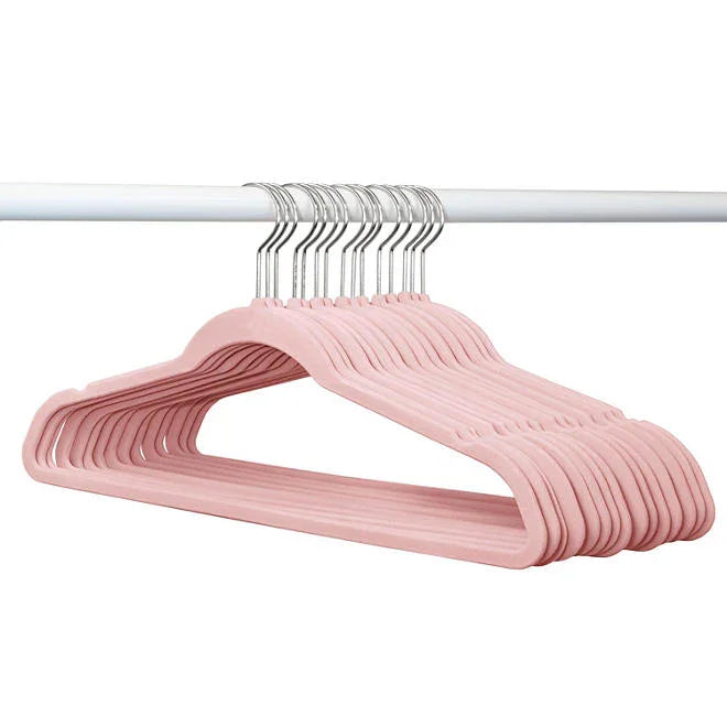 Member's Mark Elite-Quality Black Velvet Hangers (Pack of 50)