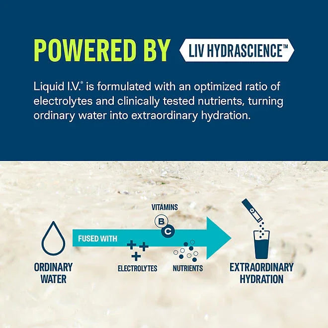 Liquid I.V. Electrolyte Drink Hydration Multiplier