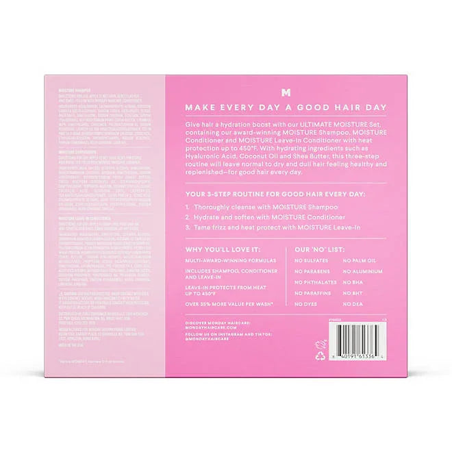 MONDAY Haircare Shampoo and Conditioner  Gift Set
