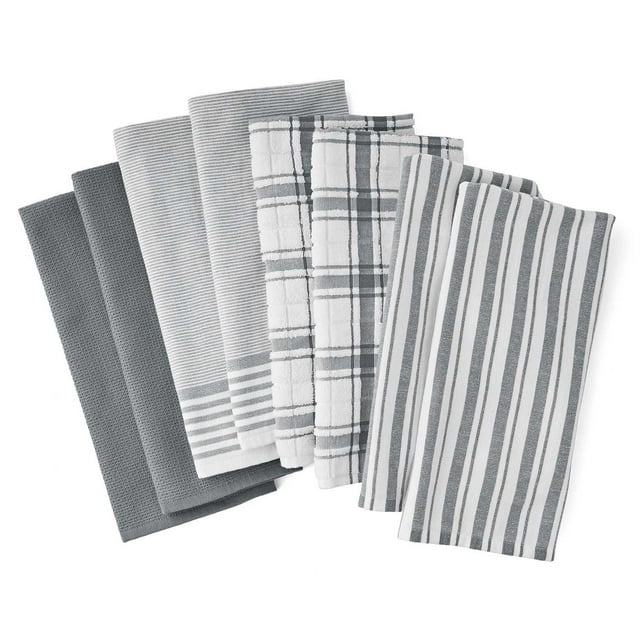 Kitchen Towels In Kenya - Member's Mark 8pck (Grey Flannel)