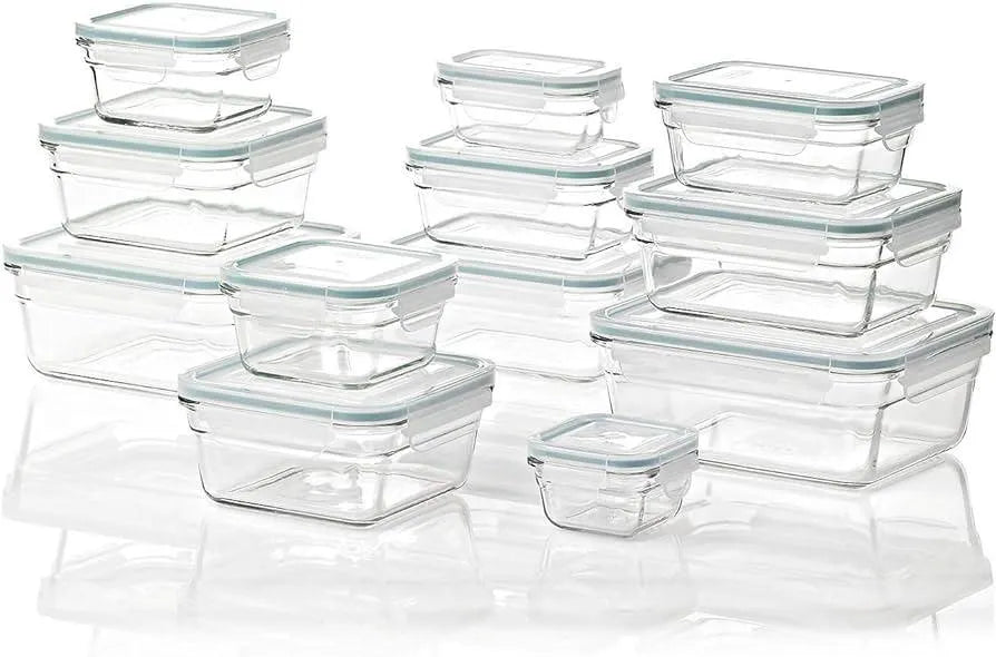 24-Piece Glass Food Storage container Set by Glasslock - ShopUSA - Kenya