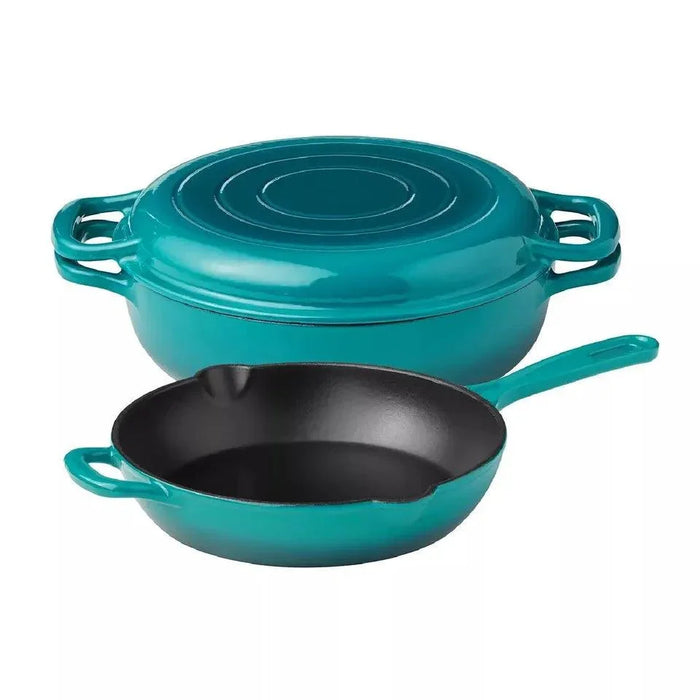 3-Piece Enamel Cast Iron Set - ShopUSA - Kenya