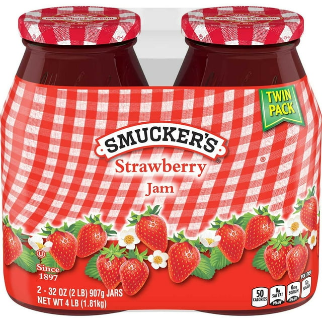 Smucker's Strawberry Jam, 2 pk.