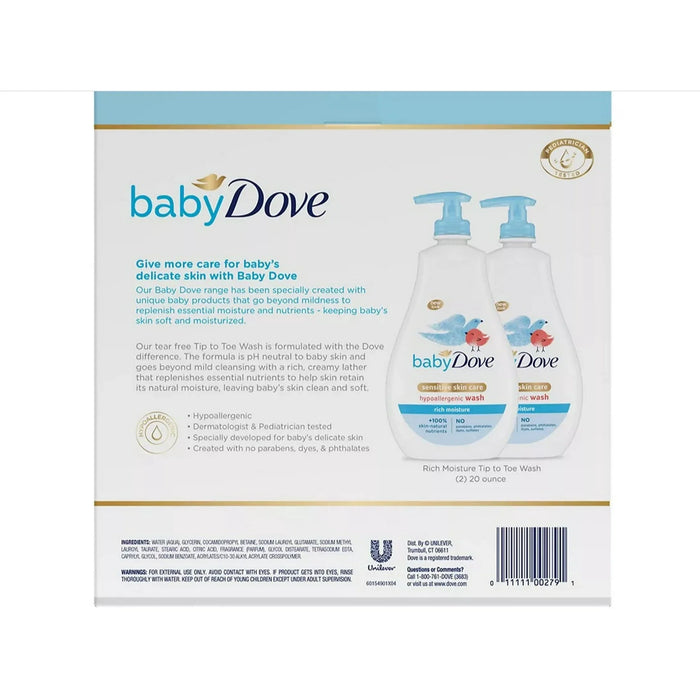 Tip to Toe Baby Dove Wash