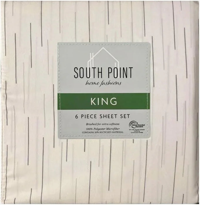 6-Piece Printed Sheet Set - Queen/King - ShopUSA - Kenya