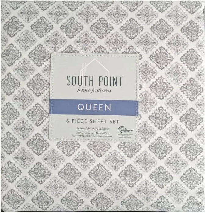 6-Piece Printed Sheet Set - Queen/King - ShopUSA - Kenya