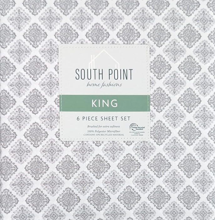 6-Piece Printed Sheet Set - Queen/King - ShopUSA - Kenya