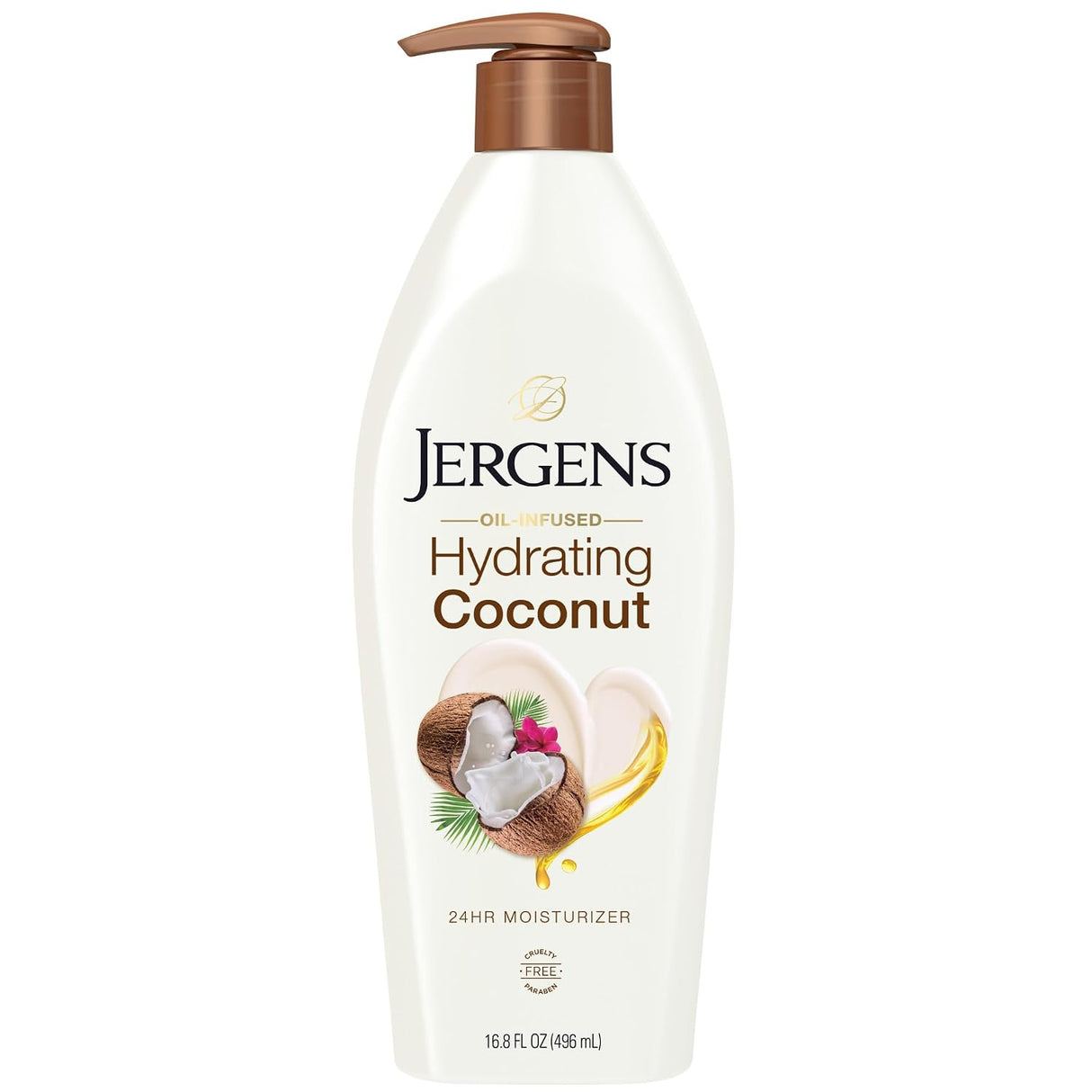 Jergens Hydrating Coconut Body Lotion (496ml)