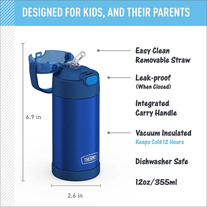 THERMOS FUNTAINER Water Bottle with Straw  Kids