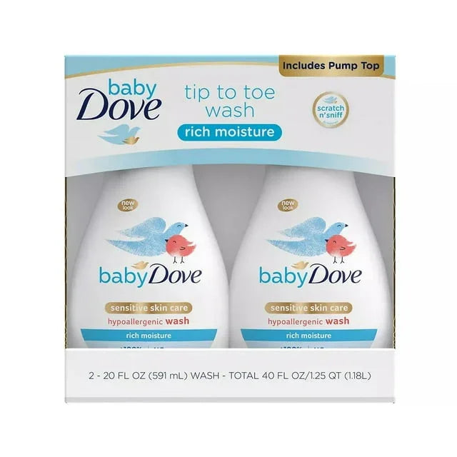 Tip to Toe Baby Dove Wash