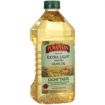 Pompeian Simply Light Taste Olive Oil, 2 Liter