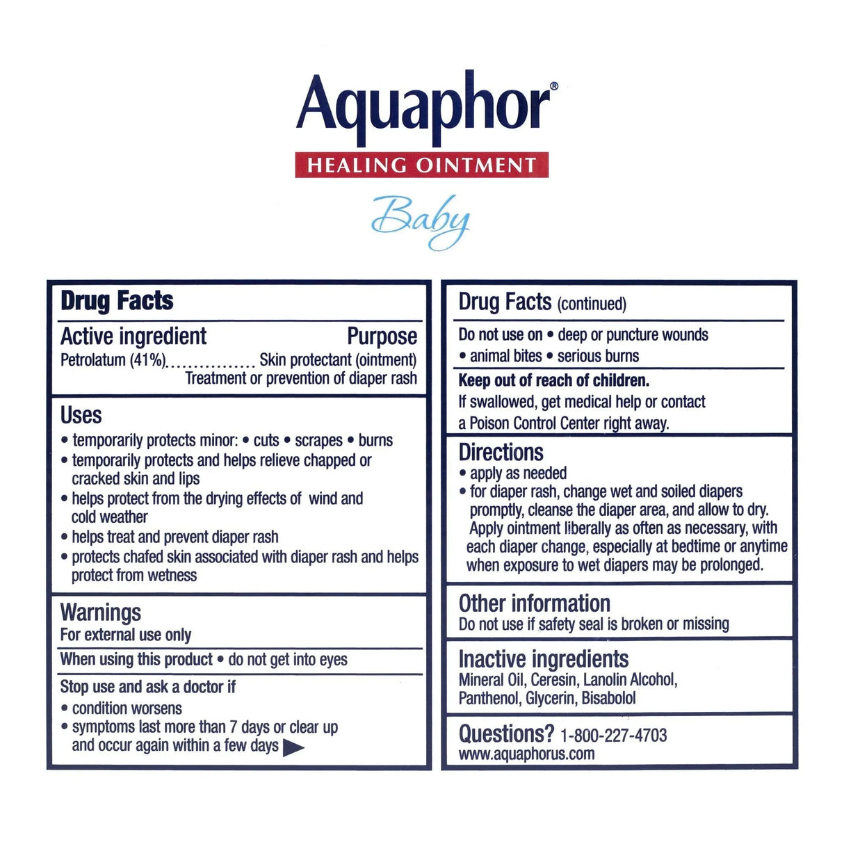 Aquaphor Advanced Therapy Baby Healing Ointment with Bonus 15.75 oz. - ShopUSA - Kenya