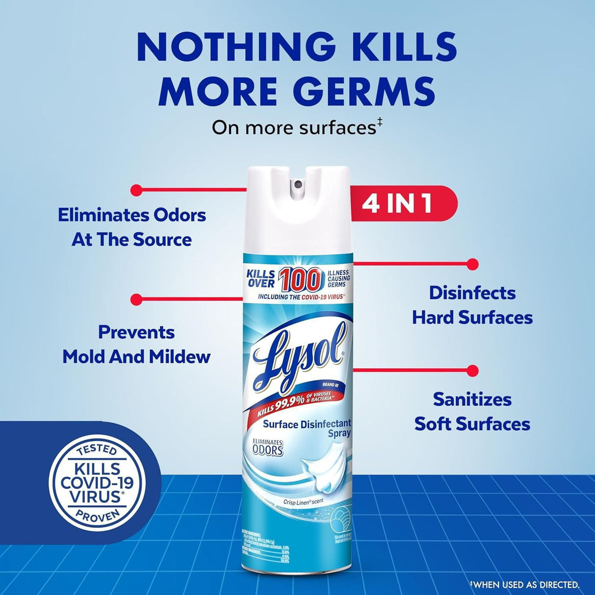 LYSOL Disinfecting Spray, Assorted Pack (3 pack)