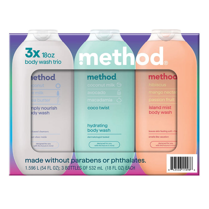 Method Experiential Body Wash Variety Pack