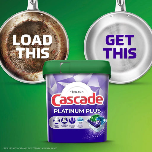 Cascade Platinum Plus ActionPacs Dishwasher Detergent Pacs - ShopUSA - Kenya