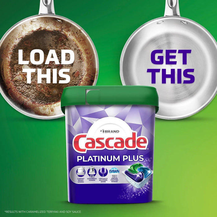 Cascade Platinum Plus ActionPacs Dishwasher Detergent Pacs - ShopUSA - Kenya