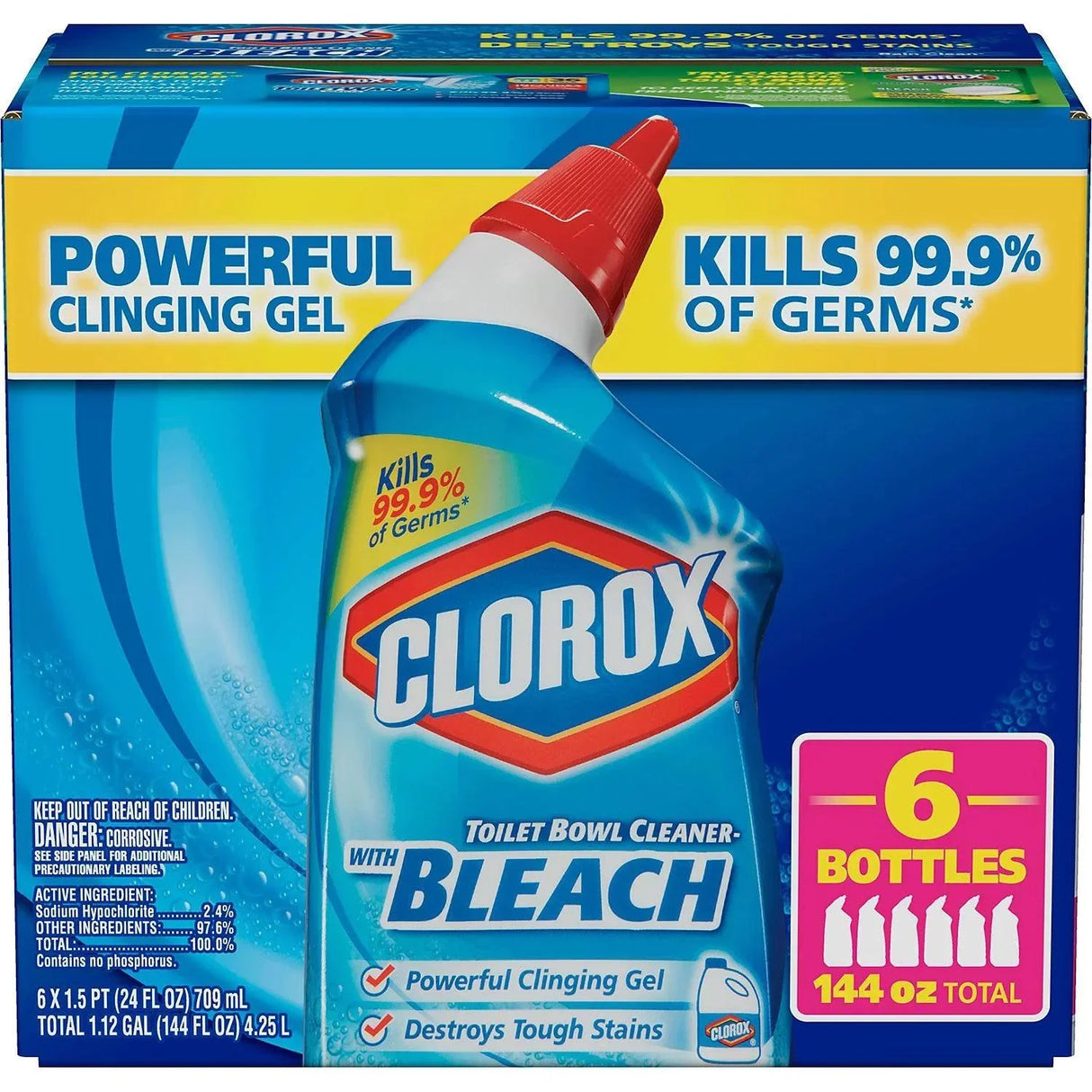 Clorox Toilet Bowl Cleaner with Bleach, Rain Clean - ShopUSA - Kenya