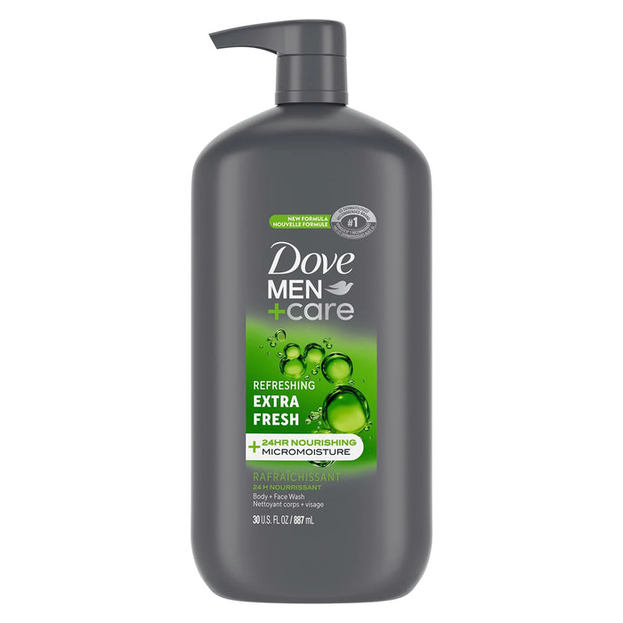Dove Men+Care Body & Face Wash Gel, Extra Fresh - ShopUSA - Kenya