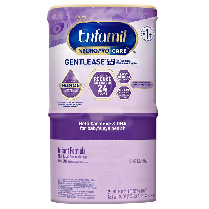 Enfamil NeuroPro Care Gentlease Formula, 20 oz, 2-pack - ShopUSA - Kenya