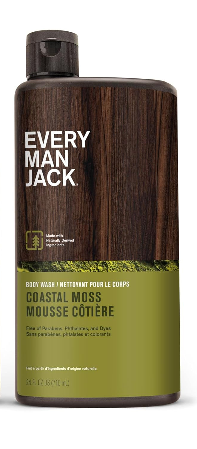 Every Man Jack Body Wash, 2 Pack (Two Different Scents)