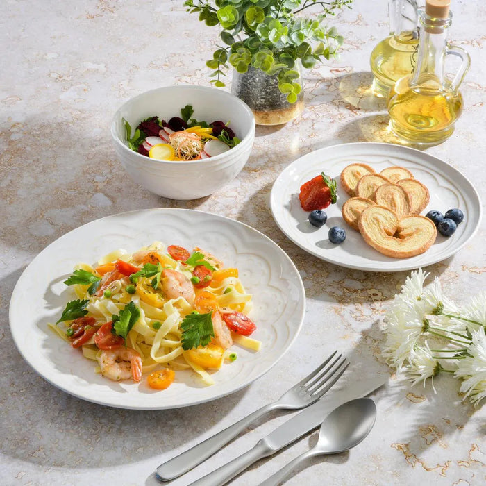 Gibson Elite 18-Piece Transparent Glaze Alemany Dinnerware Set - ShopUSA - Kenya