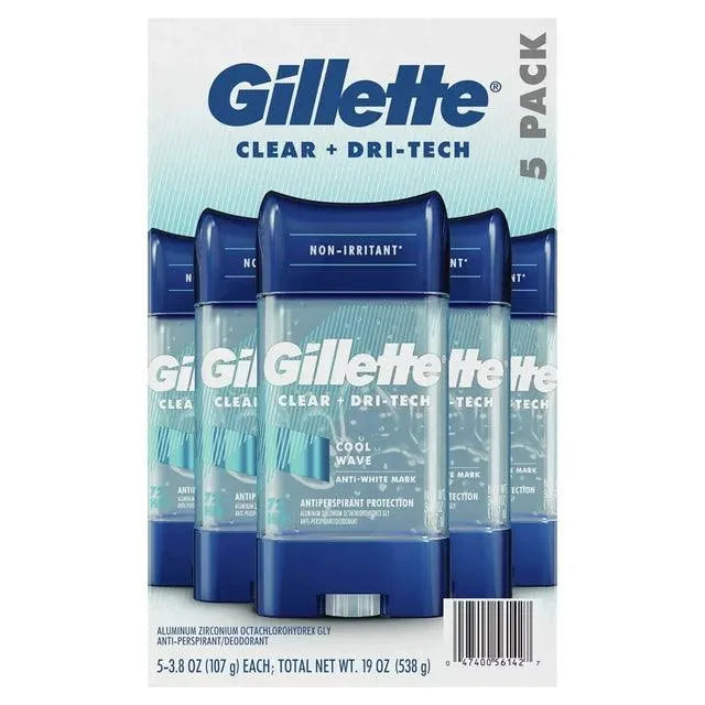 Gillette Cool Wave Clear Gel Men's Antiperspirant and Deodorant (5 pk.) - ShopUSA - Kenya