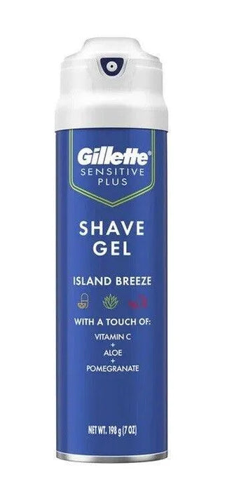 Gillette Sensitive Plus Shave Gel, Island Breeze - ShopUSA - Kenya