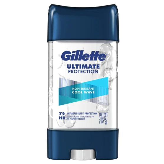 Gillette Ultimate Protection 2X Antiperspirant (Non-Irritant), 5-pack