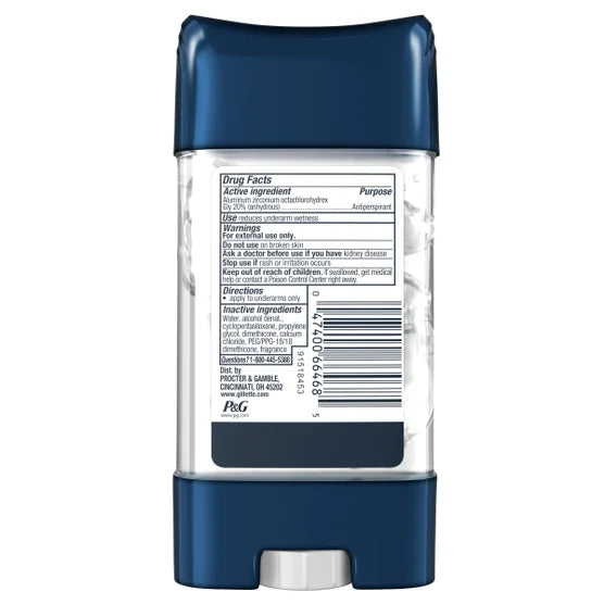 Gillette Ultimate Protection 2X Antiperspirant (Non-Irritant), 5-pack