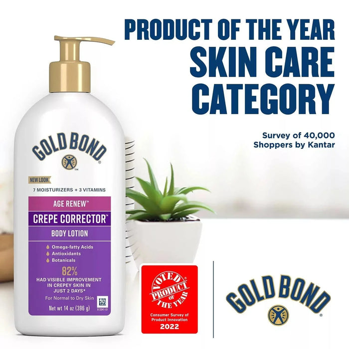 Gold Bond Age Renew Crepe Corrector Body Lotion, 384 mL - ShopUSA - Kenya