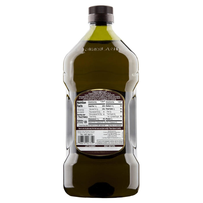 Kirkland Signature, Organic Extra Virgin Olive Oil, 2 L - ShopUSA - Kenya