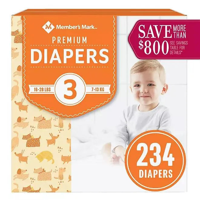 Member's Mark Premium Baby Diapers, All sizes - ShopUSA - Kenya