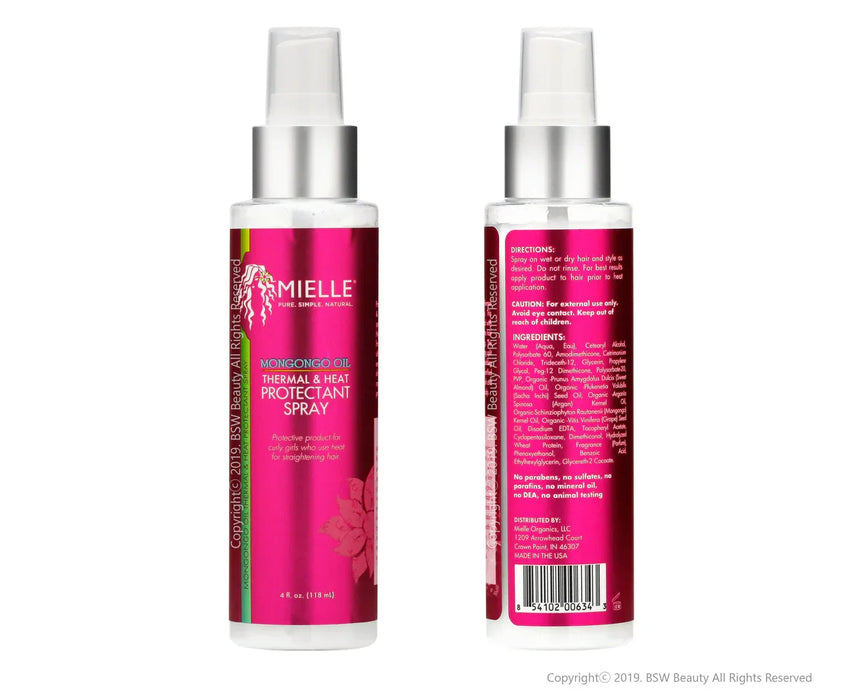 Mielle Mongongo Oil Thermal & Heat Protectant Spray, Protects Hair - ShopUSA - Kenya