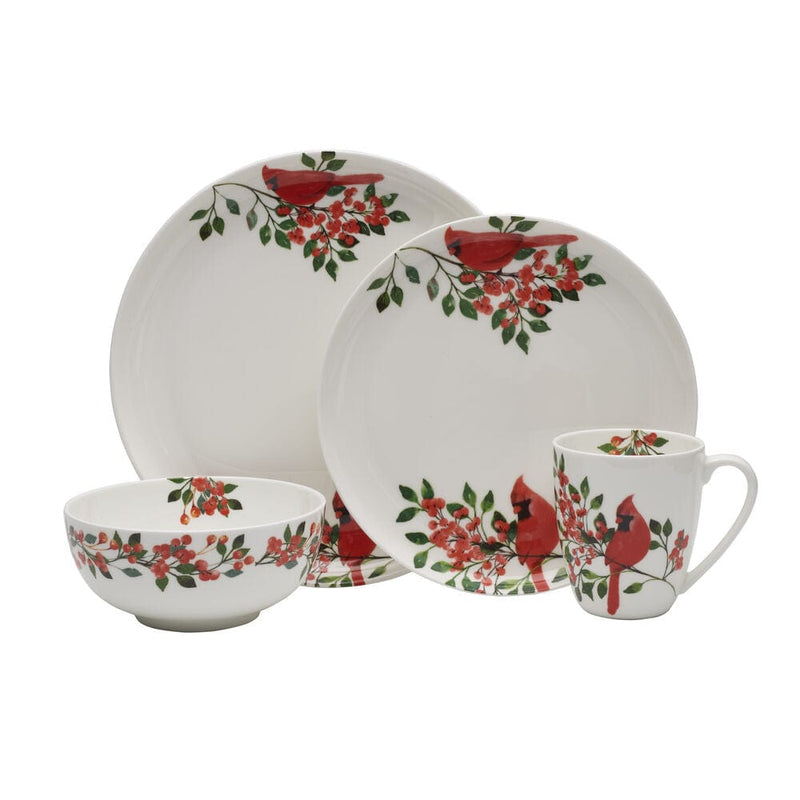 Mikasa 16 Piece Dinnerware Set (Choose Color)