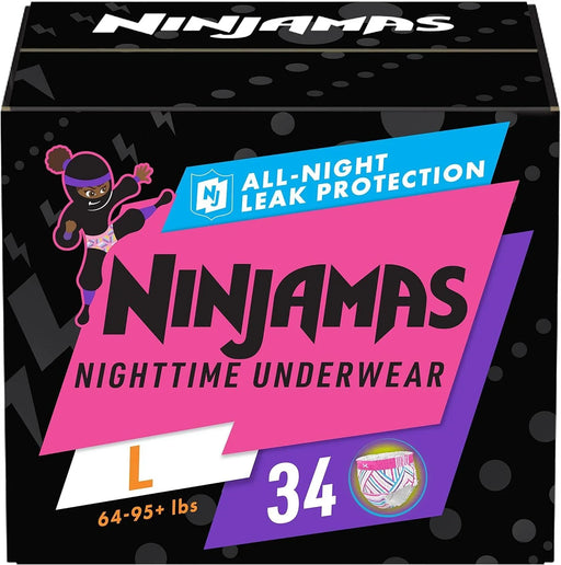 Pampers Ninjamas Nighttime Bedwetting Underwear for Girls - ShopUSA - Kenya
