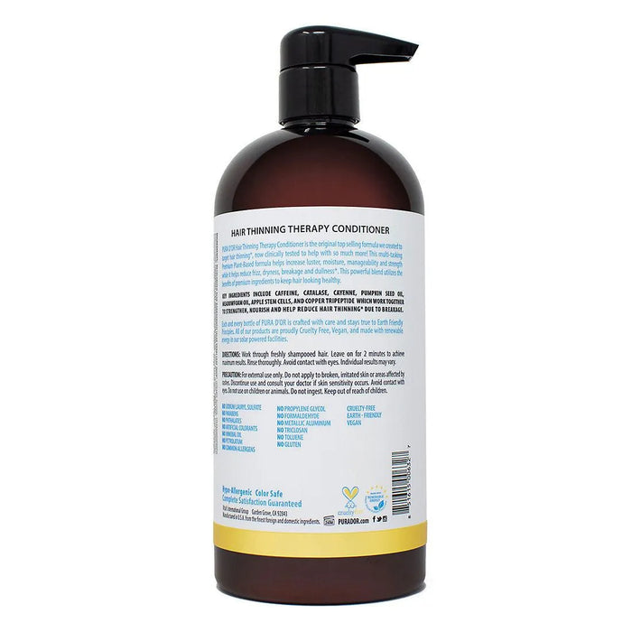 PURA D'OR Hair Thinning Therapy Shampoo and Conditioner - ShopUSA - Kenya
