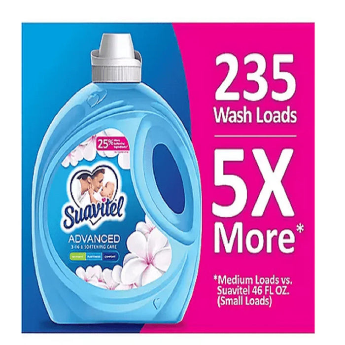 Suavitel Advanced Liquid Fabric Softener, Field Flowers Scent (4.7 L, 235 loads) - ShopUSA - Kenya