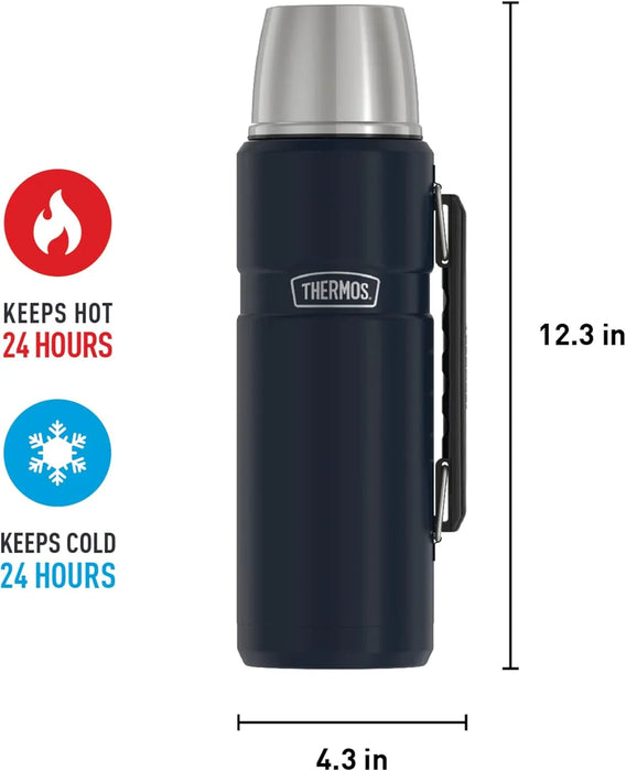 THERMOS Flask Stainless King Vacuum-Insulated Bottle Midnight Blue - ShopUSA - Kenya