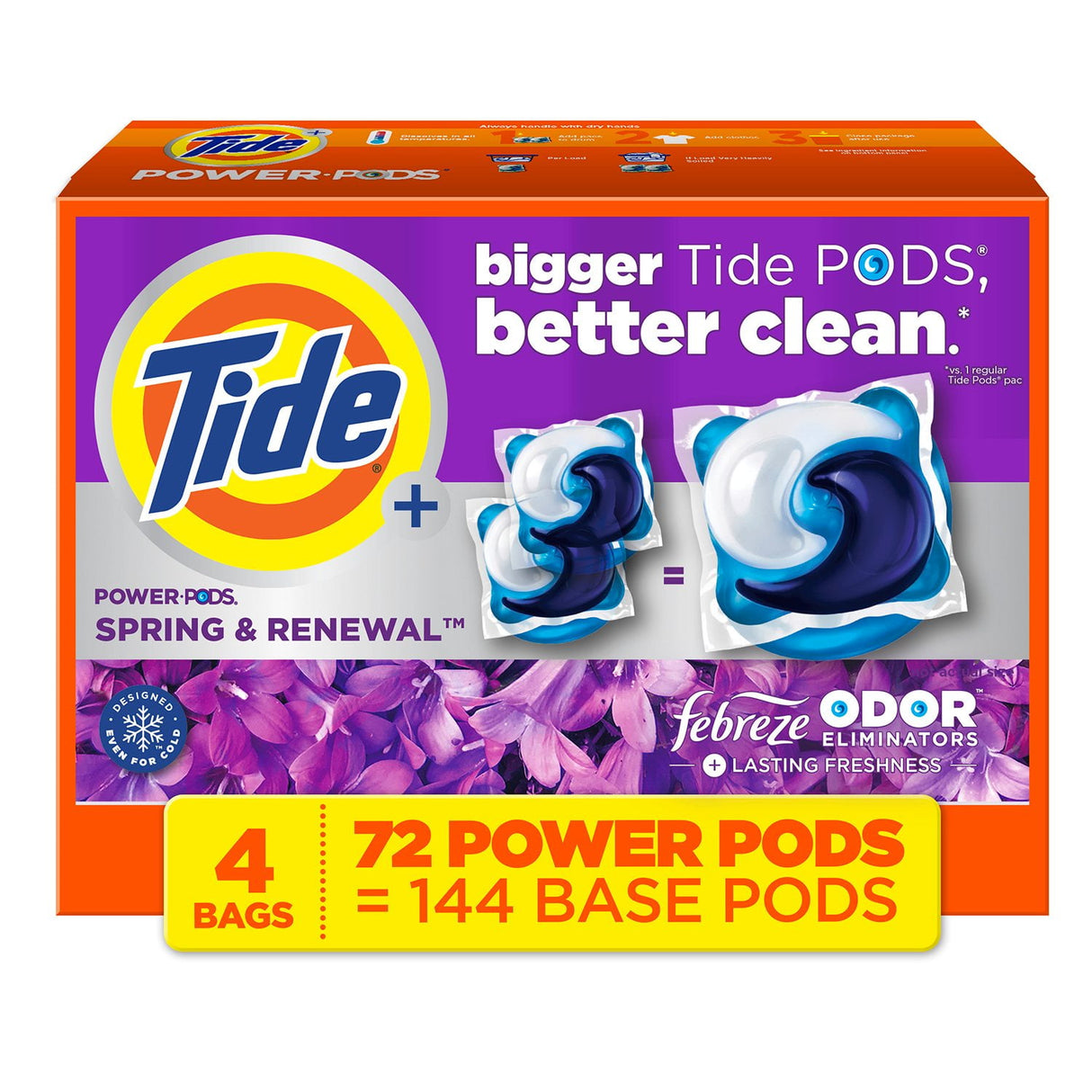 Tide PODS with Febreze Odor Eliminator Detergent