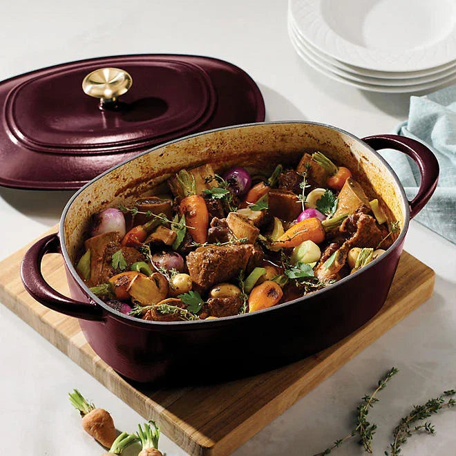Tramontina Cast Iron Oval Dutch Oven Pot with Lid - ShopUSA - Kenya