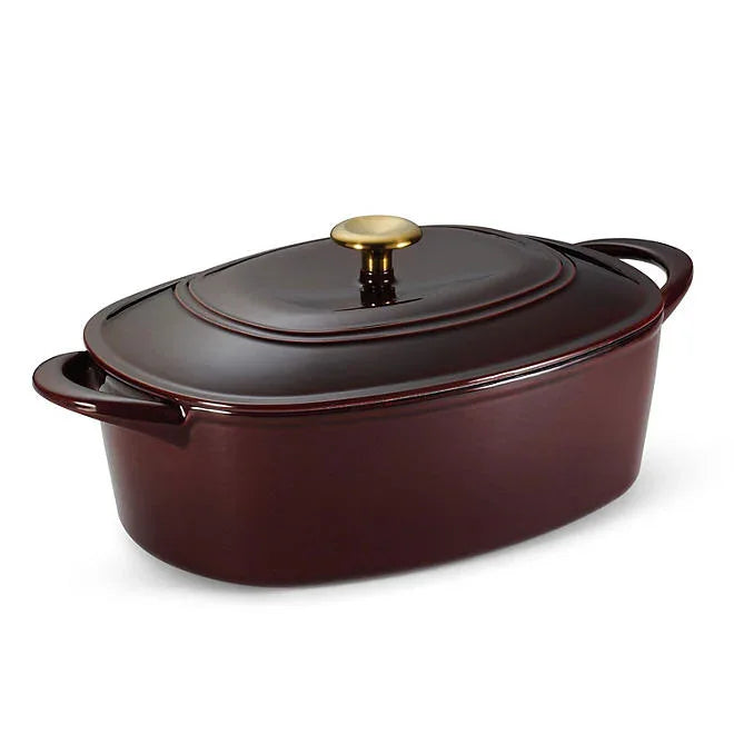 Tramontina Cast Iron Oval Dutch Oven Pot with Lid - ShopUSA - Kenya