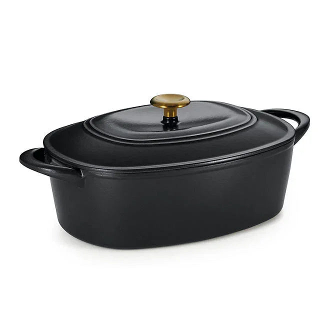 Tramontina Cast Iron Oval Dutch Oven Pot with Lid - ShopUSA - Kenya