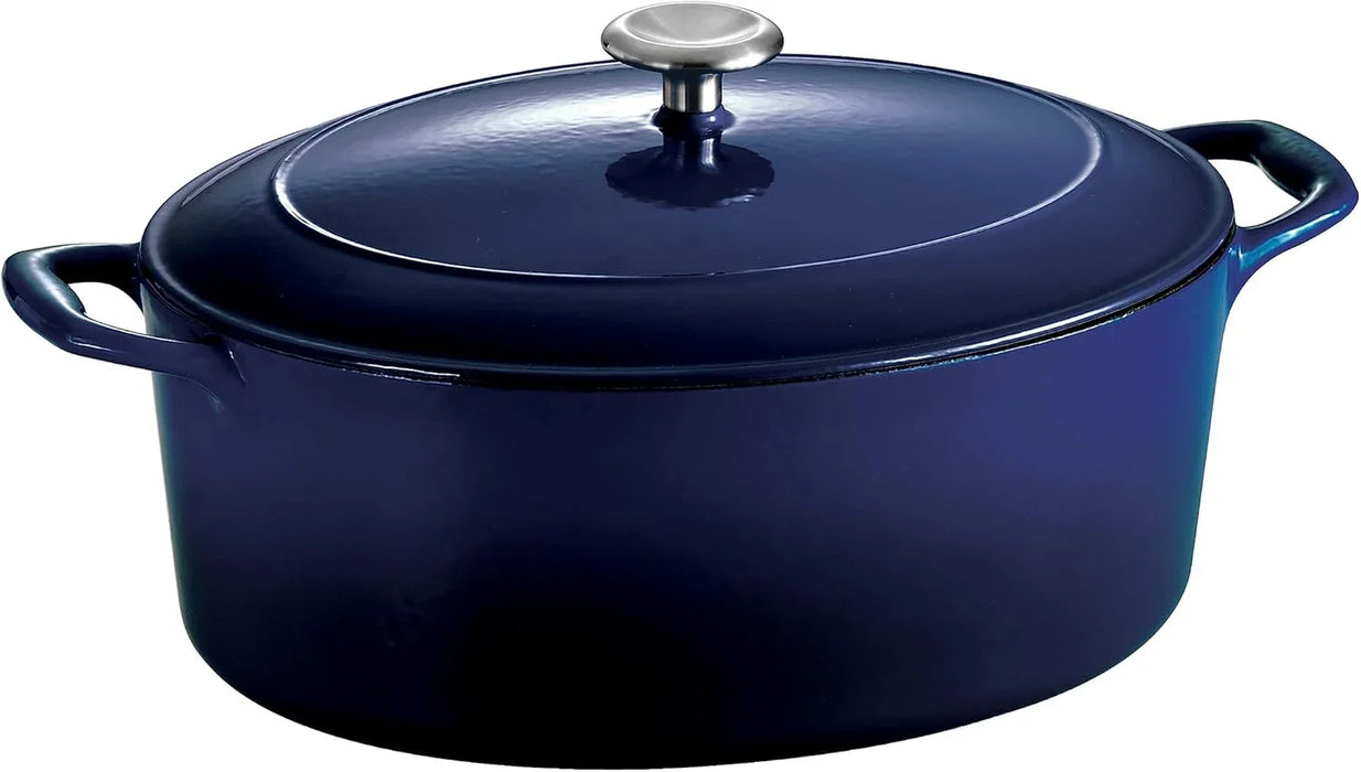 Tramontina Cast Iron Oval Dutch Oven Pot with Lid - ShopUSA - Kenya