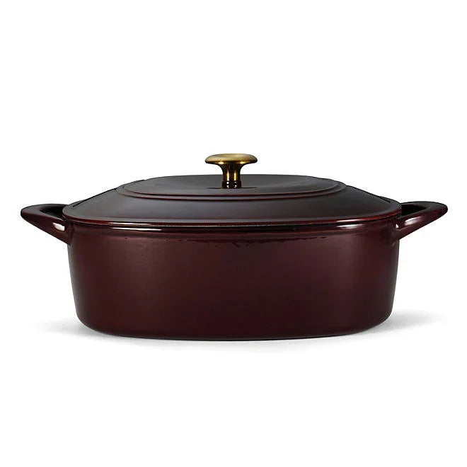 Tramontina Cast Iron Oval Dutch Oven Pot with Lid - ShopUSA - Kenya