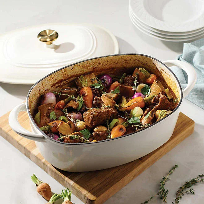 Tramontina Cast Iron Oval Dutch Oven Pot with Lid - ShopUSA - Kenya