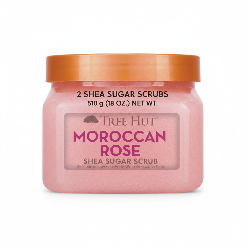 Shea Sugar Body Scrub |Shop Tree Hut in Nairobi (Moroccan Rose)