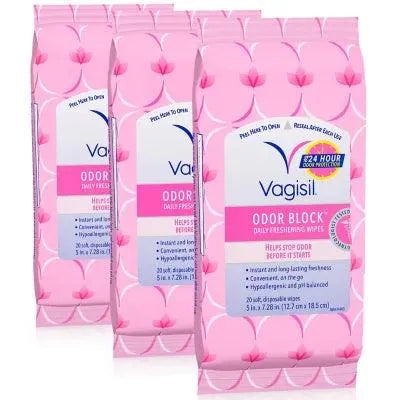 Vagisil Odor Block Daily Freshening Wipes - ShopUSA - Kenya